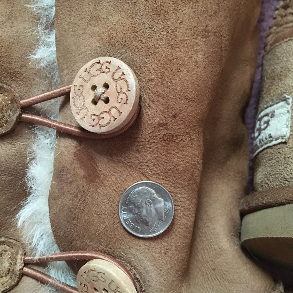 Uggs Bailey Button Chestnut Boots - image 6